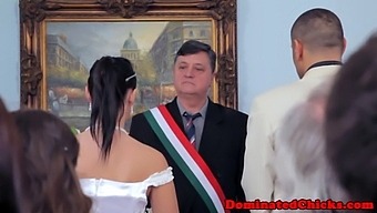 Stunning Bride Submits To Dominating Husband In Hd Video