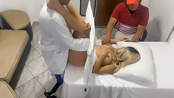 My Wife Gets Checked By The Gynecologist While I Watch And Enjoy Ntr Jav
