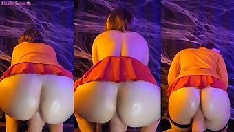 Velma Takes On A Huge Cock In This Halloween-Themed Video