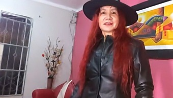A Stunning Milf Turns Into A Seductive Halloween Witch