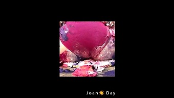 Joan Day, A Famous Celebrity, Celebrates Her Birthday With Cake And Gets Wet In A Funny Video