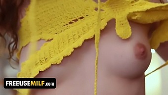 Teen (18+) And Milf In Hardcore Ffm Threesome With Fetish Twist