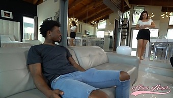 Watch As Alina Angel, A Stunning Arabic Milf, Enjoys Anal With A Young Black Guy