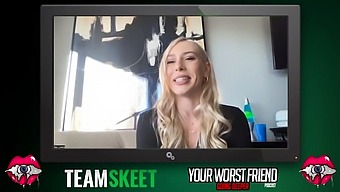 Kay Lovely, Hot Team Skeet Videosunda Noel Dileklerini Paylaşıyor