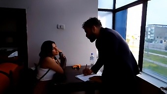 Unattractive College Student Receives One-On-One Lessons From Well-Endowed African American Tutor, With The Intention Of Sexual Encounters