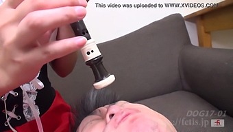 Masochist Man'S Nose Gets A Saliva Treatment In Fetish Video