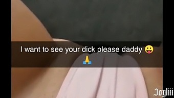 Snapchat Sexting With Best Friend'S Dad Leads To Orgasm For Young Woman