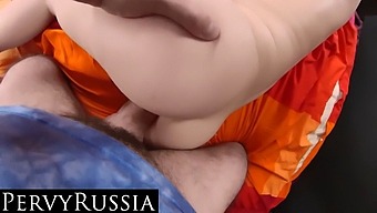 Russian Teen With Tight Ass And Pussy Films Pov Sex With Stepdad In 4k