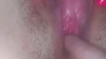 Intense Pleasure As I Penetrate Her With A Massive Sex Toy While She Stimulates Herself
