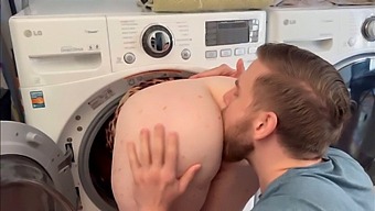 Steve Rickz'S Humorous Encounter With His Voluptuous, Stuck Stepmom In The Washer