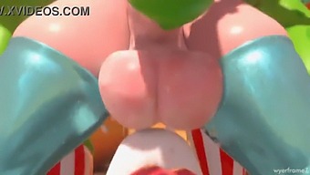 Princess Rosalina Futa Gets A Mouthful Of Cum In This Anime Porn Video